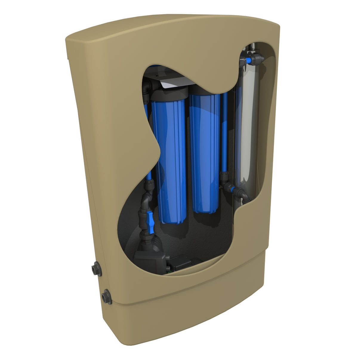 Water Pump Box - Beige - 45l per Minute 