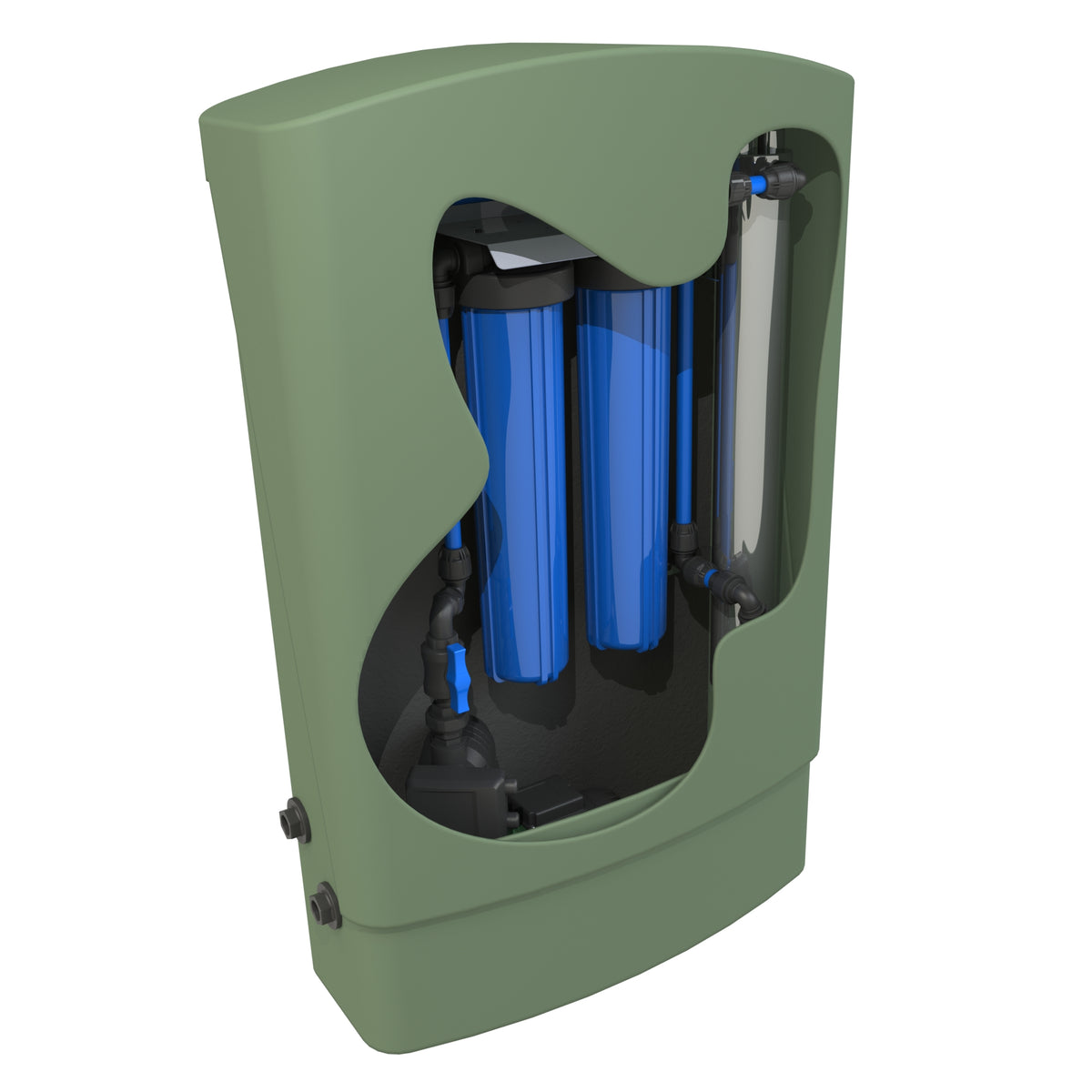 Water Pump Box - Mist Green - 80l per Minute 