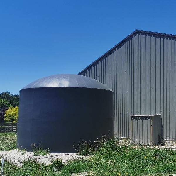 30,000l Dark Grey Water Tank Delivered to Tokoroa