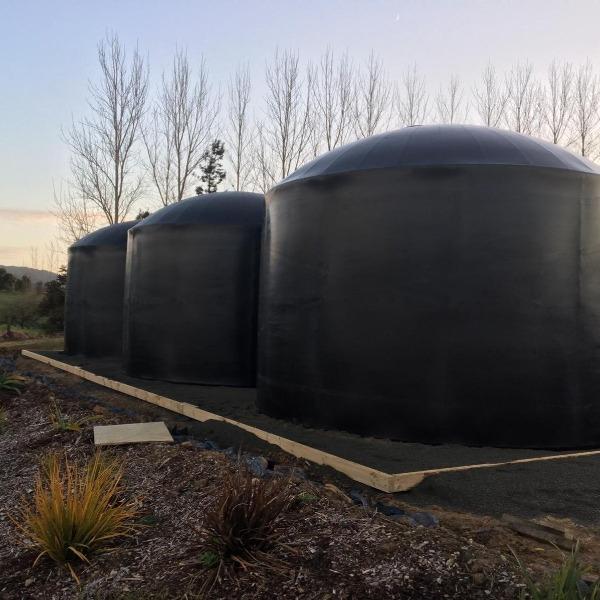 3 x Black Water Tanks - 30,000 litres each